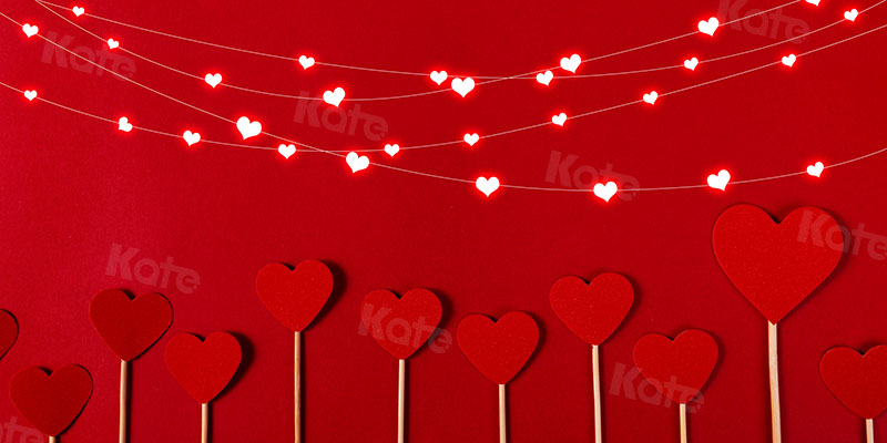 Kate La Saint-Valentin Rouge Amour Toile de fond  pour la photographie - Kate Backdrop FR