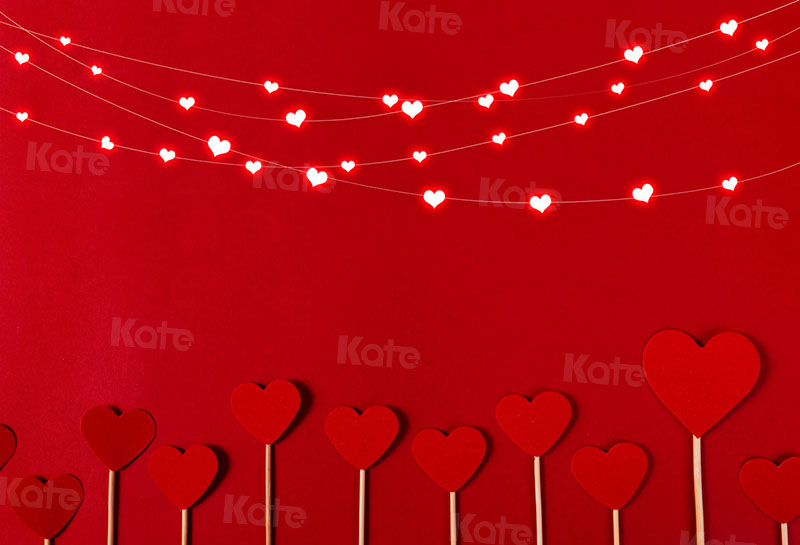 Kate La Saint-Valentin Rouge Amour Toile de fond  pour la photographie - Kate Backdrop FR
