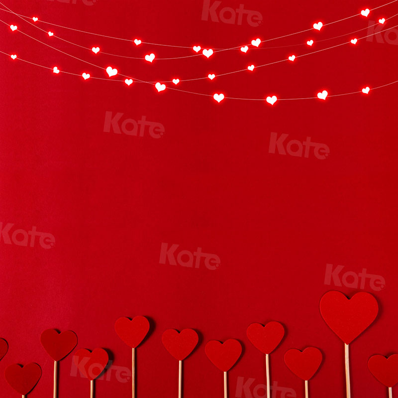 Kate La Saint-Valentin Rouge Amour Toile de fond  pour la photographie - Kate Backdrop FR