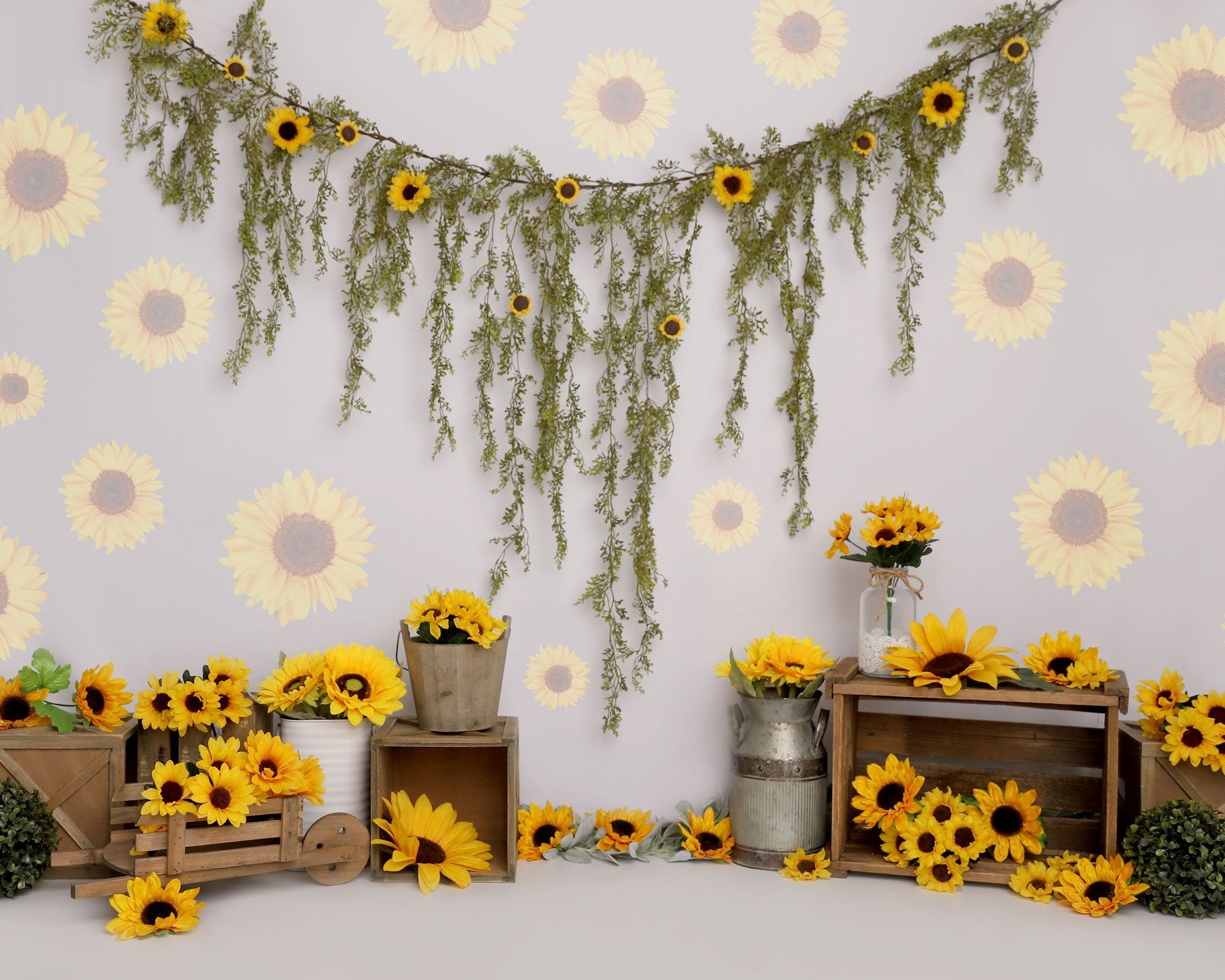 Kate Anniversaire Tournesol Printemps Toile de fond conçue par Melissa King