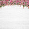 Kate Mur de briques Blanc Vigne fleurie Fête des mères Toile de fond pour la photographie - Kate Backdrop FR