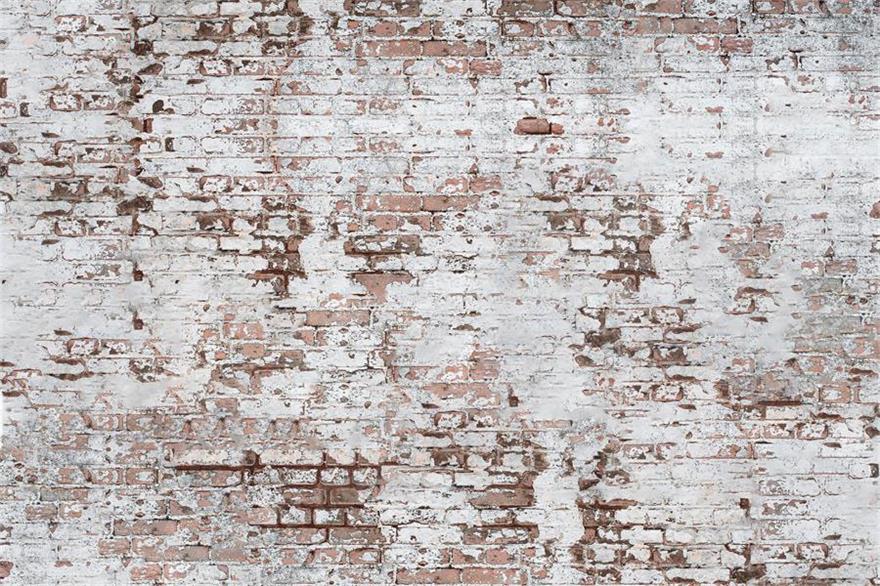 Kate Mur de briques Vintage Rouge Blanc Toile de fond pour studio de photographe - Kate Backdrop FR