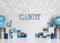 Kate Bleu Enfants Anniversaire Cake smash Toile de fond conçue par Pine Park Collection - Kate Backdrop FR