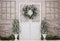 Kate Porte de grange Blanc Mur de briques Toile de fond pour la photographie - Kate Backdrop FR
