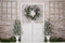 Kate Porte de grange Blanc Mur de briques Toile de fond pour la photographie - Kate Backdrop FR
