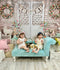 Kate Porte de grange Pâques Oeufs coloré Toile de fond pour la photographie - Kate Backdrop FR
