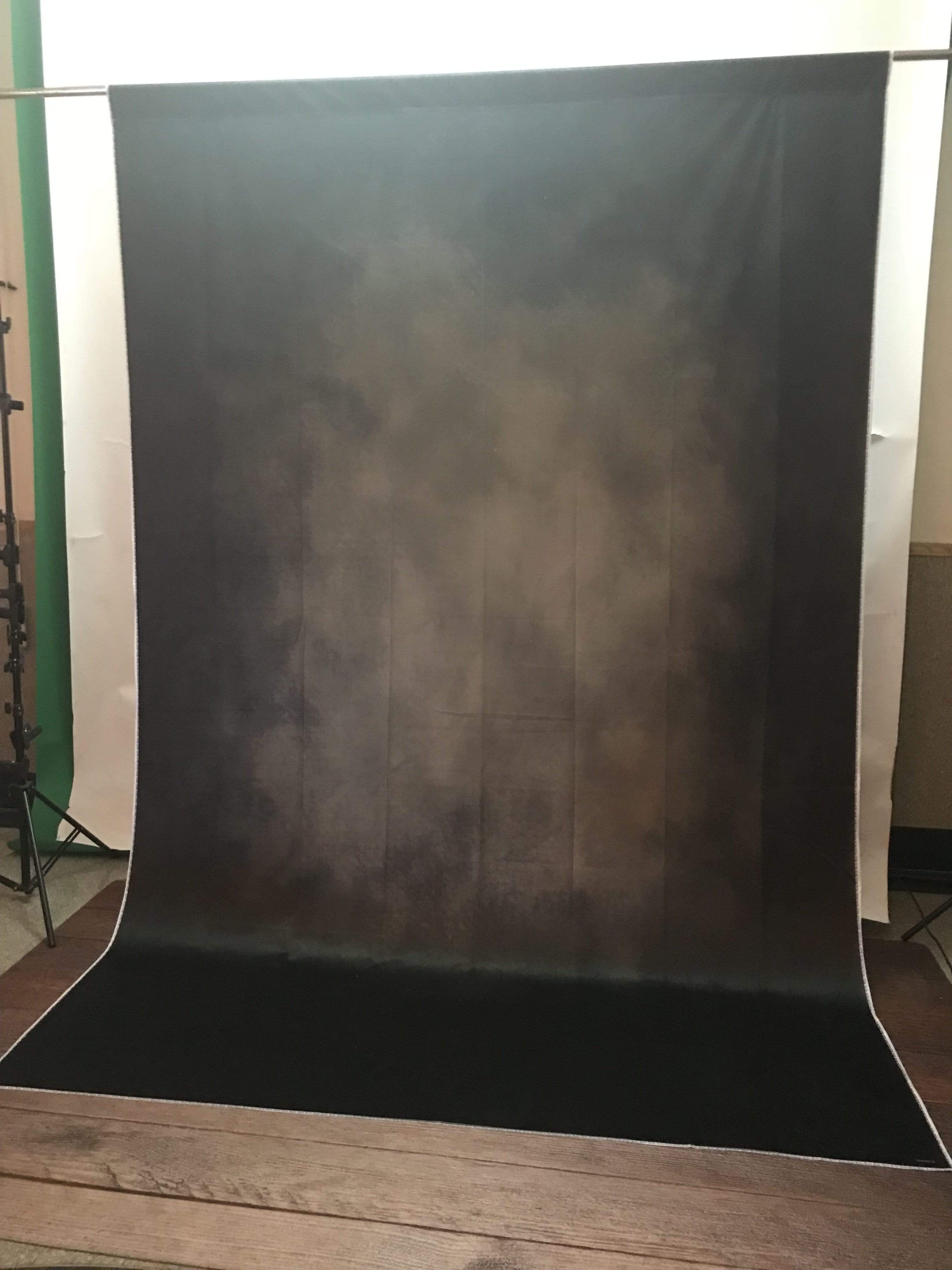 Katebackdrop：Kate Deep Green and Brown Texture Abstract Background Photos Backdrop