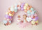 Kate Ballons Arc de fleurs Anniversaire Enfants Toile de fond conçue par Kerry Anderson - Kate Backdrop FR