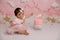 Kate Étoiles dorées Nuage Rose Cake Smash Toile de fond Conçu par Melissa King - Kate Backdrop FR