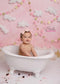 Kate Étoiles dorées Nuage Rose Cake Smash Toile de fond Conçu par Melissa King - Kate Backdrop FR