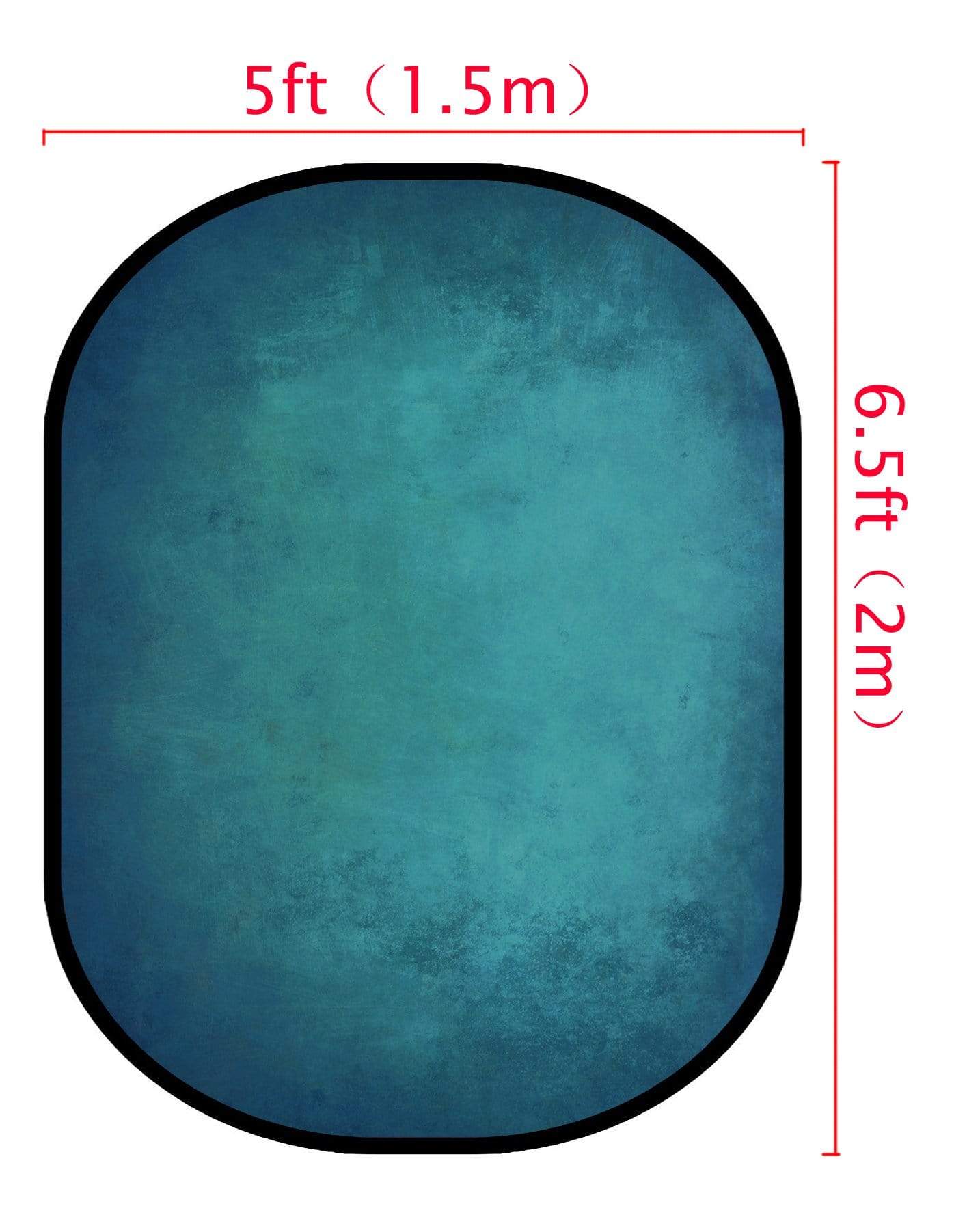 Katebackdrop£ºKate Gray Abstract Texture/ Blue Green Abstract Texture Collapsible Backdrop Photography 5X6.5ft(1.5x2m)