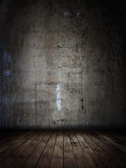 Katebackdrop：Kate Abstract Textured Dark Iron Concrete Wall liked Vintage Backdrop for Photography