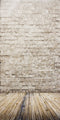 Kate mur de fond rétro brique kaki - Kate Backdrop FR