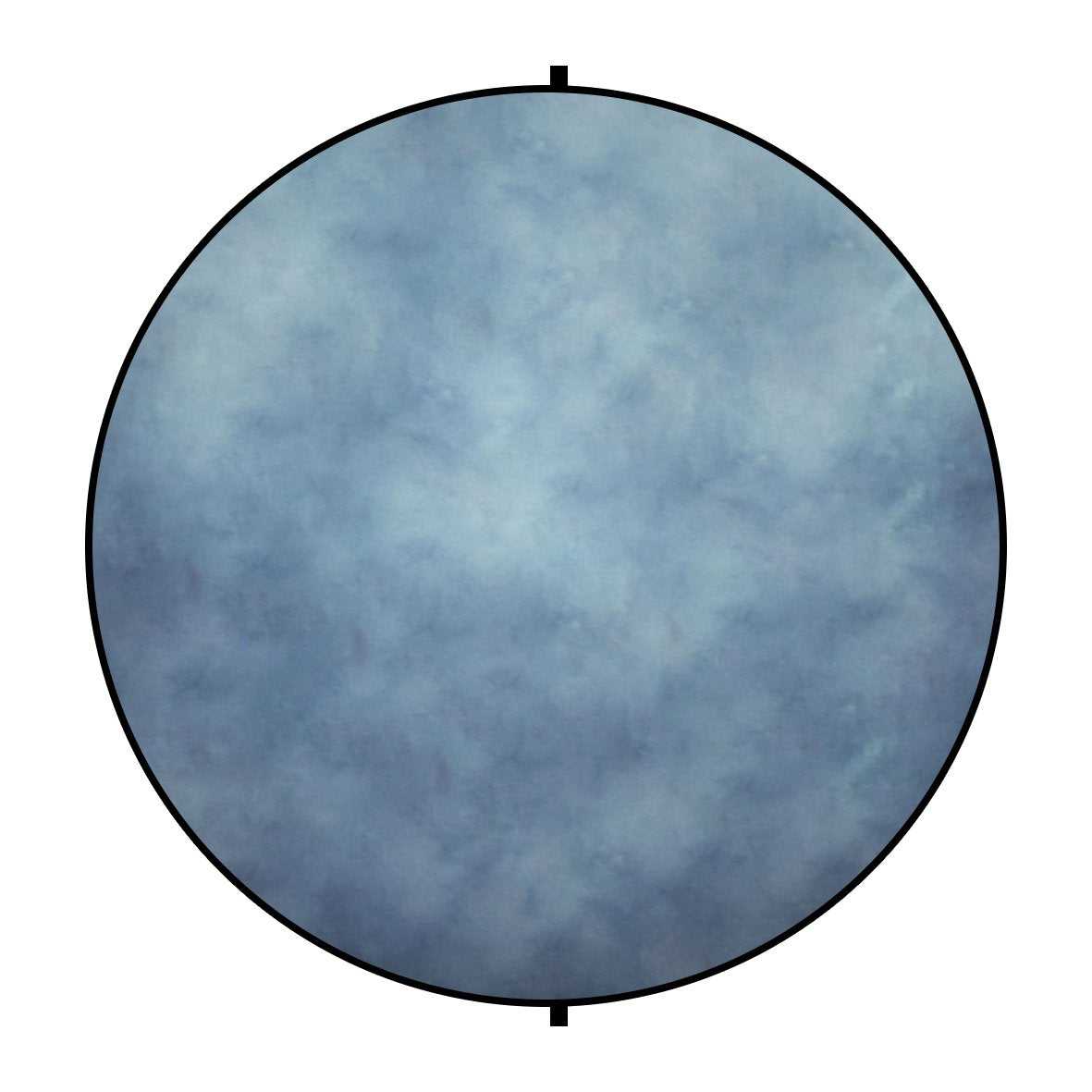 Kate Double-face Rond Abstrait Bleu/Marron clair Photographie Toile de fond Pliable 5x5pi(1.5x1.5m)