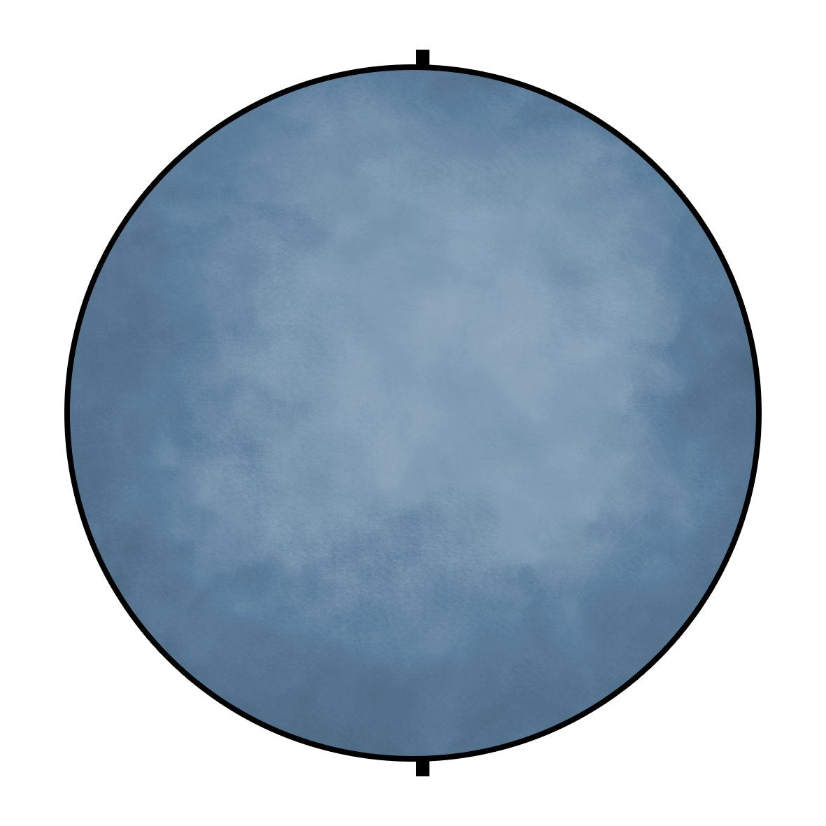 Kate Double-face Rond Abstrait Gris/Bleu Photographie Toile de fond Pliable 5x5pi(1.5x1.5m)