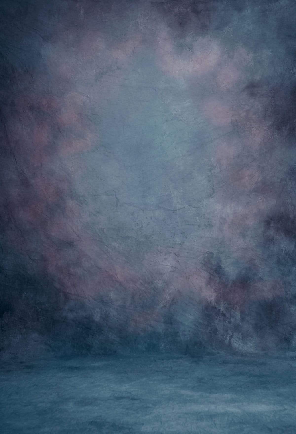 Katebackdrop£ºKate Dark Blue mixed Brown Red Abstract Texture Backdrop