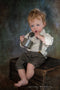 Kate Abstrait Texture Ton brun Portrait Toile de fond pour la photographie - Kate Backdrop FR