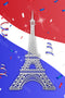 Kate toile de fond Drapeau Tour Eiffel Fête Nationale Rouge Blanc Bleu pour les photographes - Kate Backdrop FR
