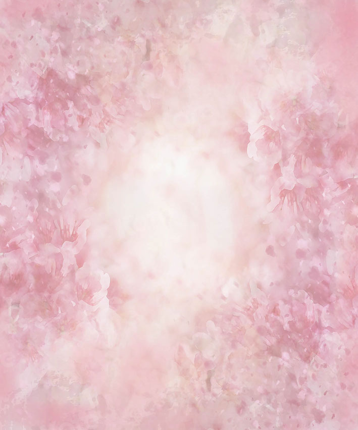 Kate Beaux-arts floraux Toile de fond brumeux rose clair pour la photographie