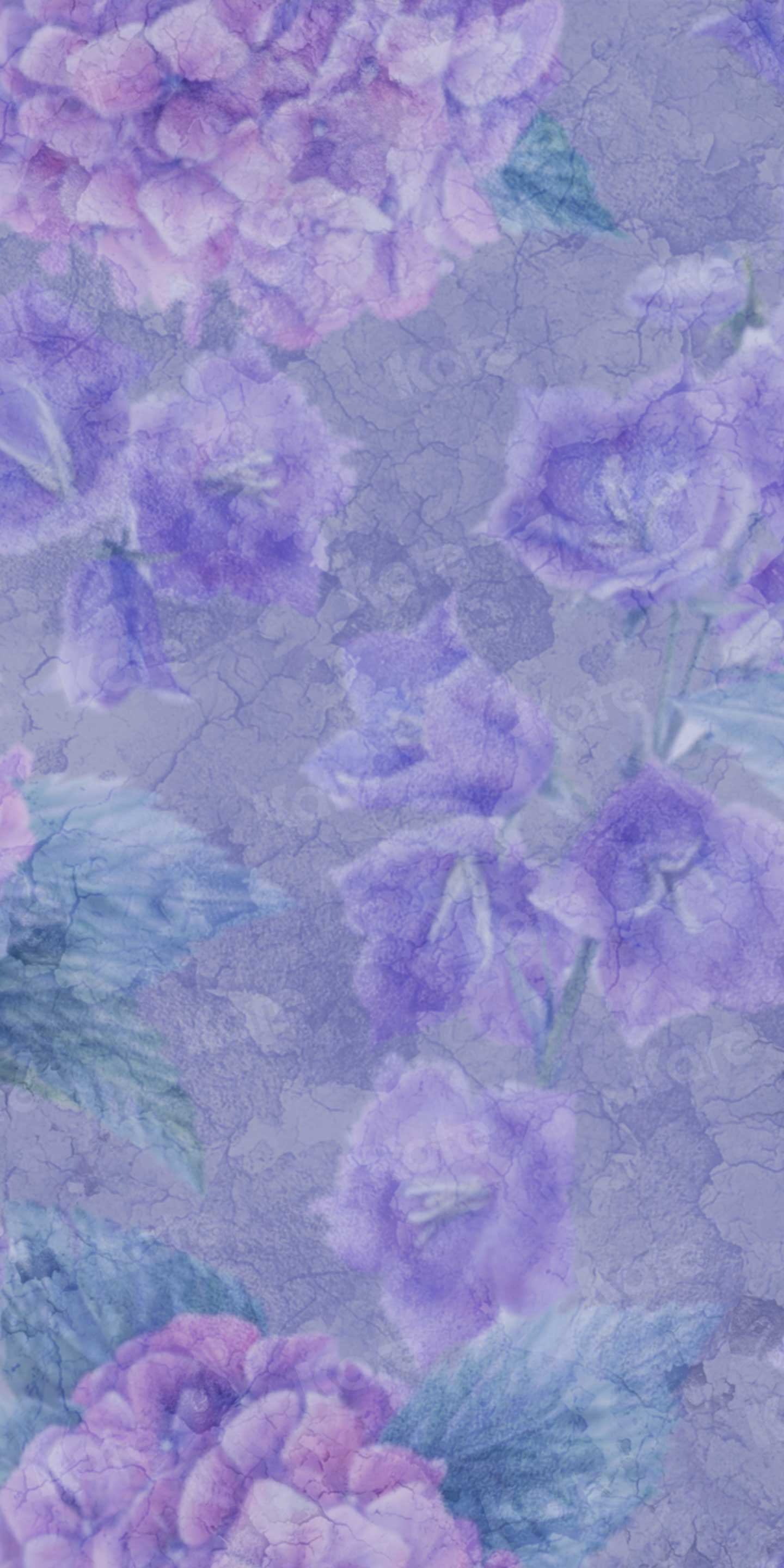 Kate Fine Art Toile de fond de fleur pourpre pour la photographie - Kate Backdrop FR