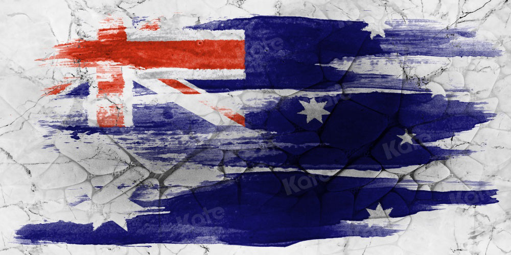 Kate Australie Drapeau Toile de Fond Graffiti Vague pour la Photographie