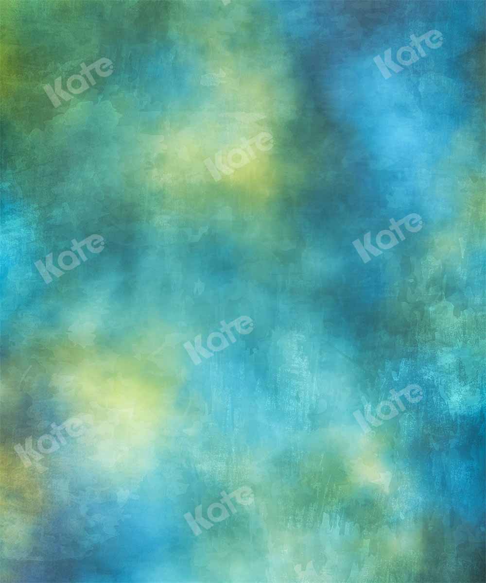 Kate Toile de fond bleu-vert Texture abstraite conçue par Kate Image