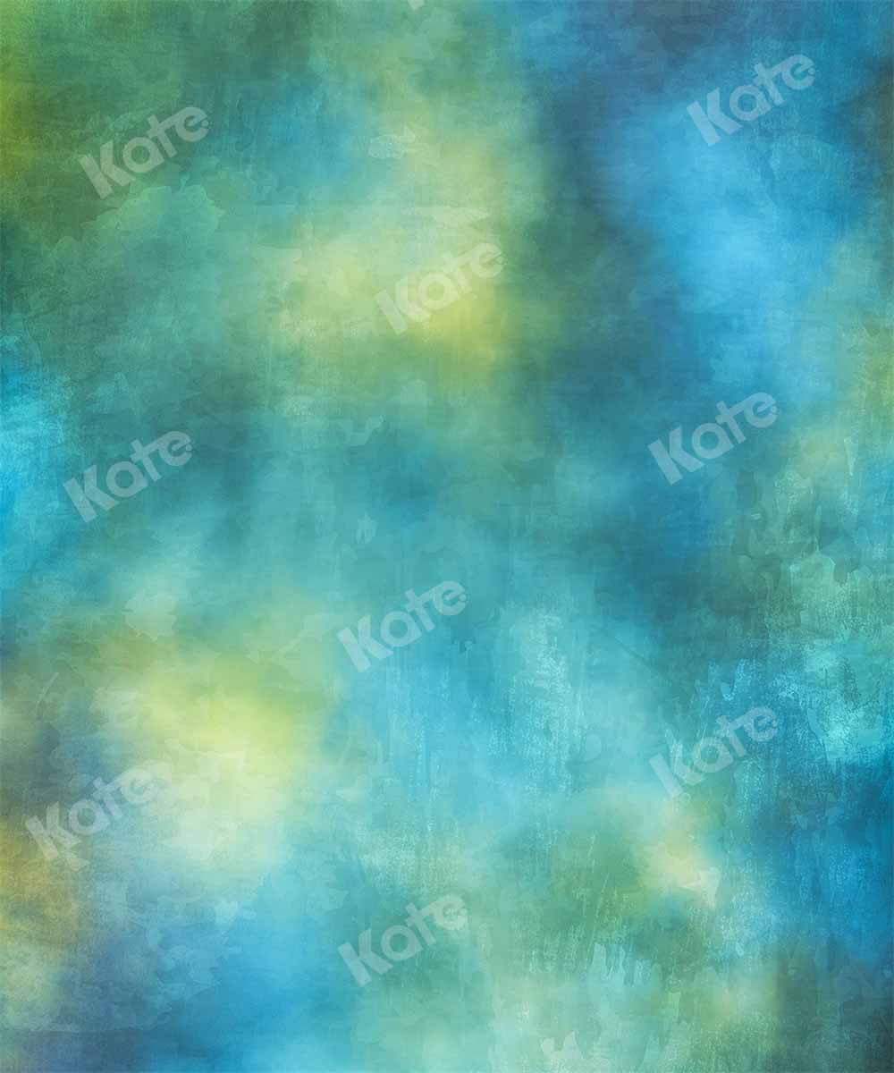 Kate Bleu-vert Texture Abstraite Toile de fond conçue par Kate Image - Kate Backdrop FR