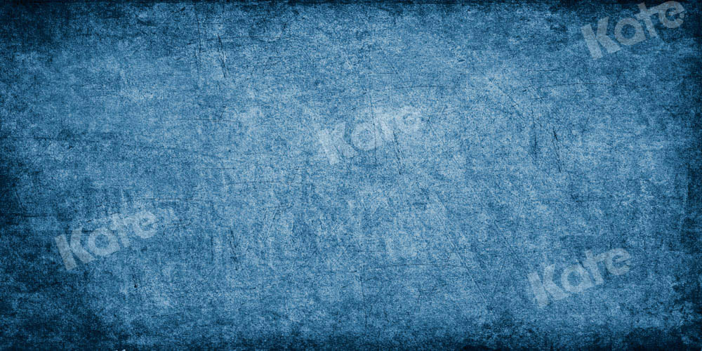 Kate Texture Abstraite Bleu Inégal Portrait Toile de fond conçue par Kate image