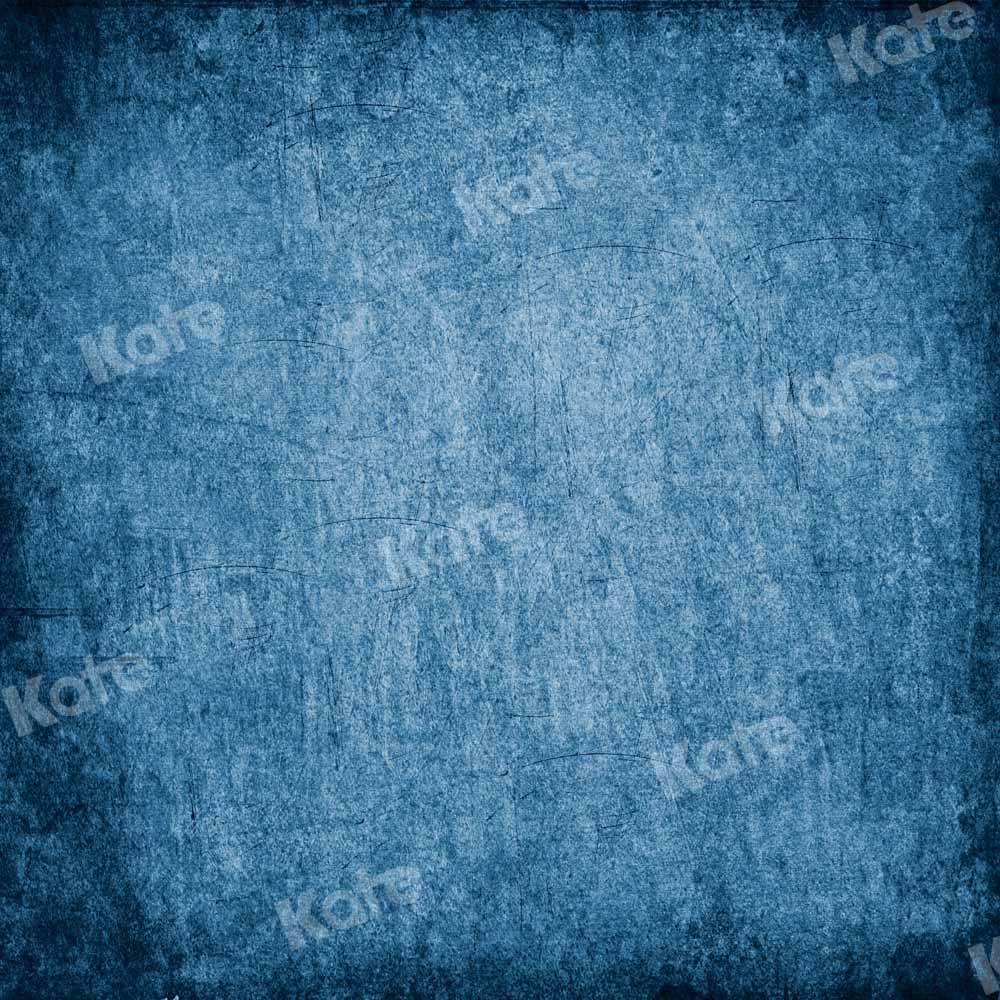 Kate Texture Abstraite Bleu Inégal Portrait Toile de fond conçue par Kate image