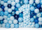 Kate Ballons Bleu 1er Anniversaire Enfant Toile de fond conçu par Kerry Anderson - Kate Backdrop FR