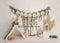 Kate Tente Floral Boho Beige Toile de fond conçue par Melissa King - Kate Backdrop FR