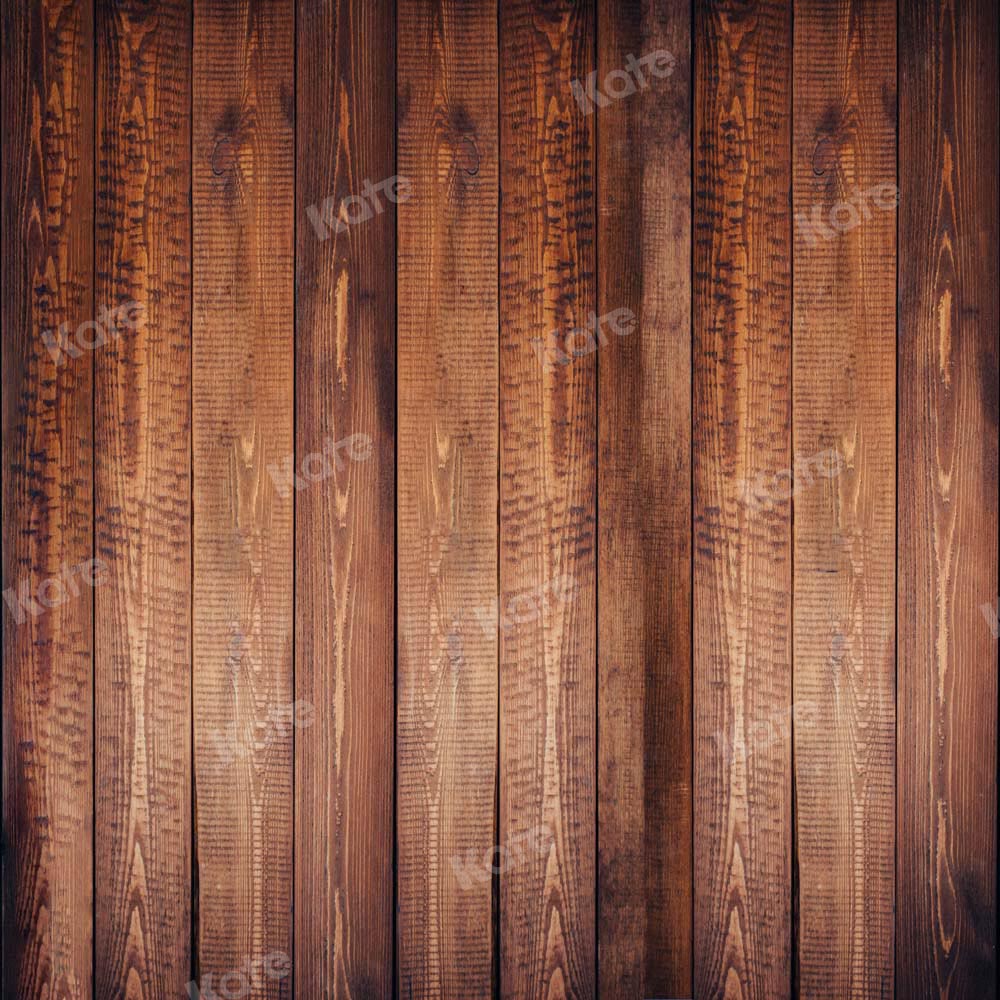 Kate planche de fond en grain de bois marron conçue par Kate image
