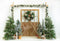 Kate Grange Sapin de Noël Porte en bois Toile de fond conçu par Emetselch - Kate Backdrop FR