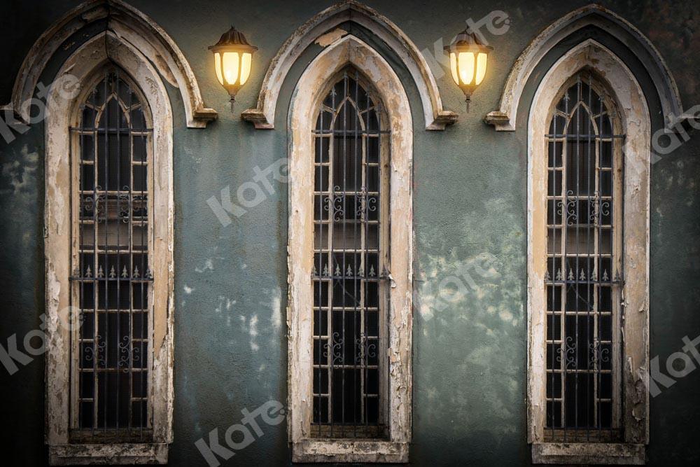 Kate Fenêtres Église Nuit Toile de fond conçue par Chain Photographie