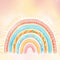 Kate Anniversaire Arc-en-ciel Pâques Enfant Toile de fond conçu par GQ - Kate Backdrop FR