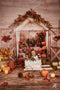 Kate Mini Serre de citrouille Halloween Automne Toile de fond conçue par Arica Kirby - Kate Backdrop FR