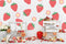 Kate Fraises fraîches Rouge Fleurs Été Toile de fond conçue par Uta Mueller Photographie - Kate Backdrop FR