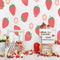 Kate Fraises fraîches Rouge Fleurs Été Toile de fond conçue par Uta Mueller Photographie - Kate Backdrop FR