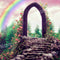 Kate Arc-en-ciel Jardin Arbres Toile de fond conçue par Chain Photographie - Kate Backdrop FR
