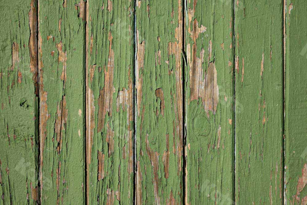 Kate Toile de fond de grain de bois vert Texture minable Conçu par Kate Image