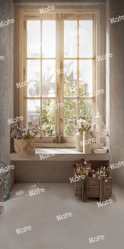 Kate Plante Lumière du soleil Fenêtre Intérieur Toile de fond conçue par Emetselch - Kate Backdrop FR