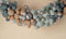 Kate Ballon Boho Bleu Beige Anniversaire Toile de fond conçu par Mandy Ringe - Kate Backdrop FR