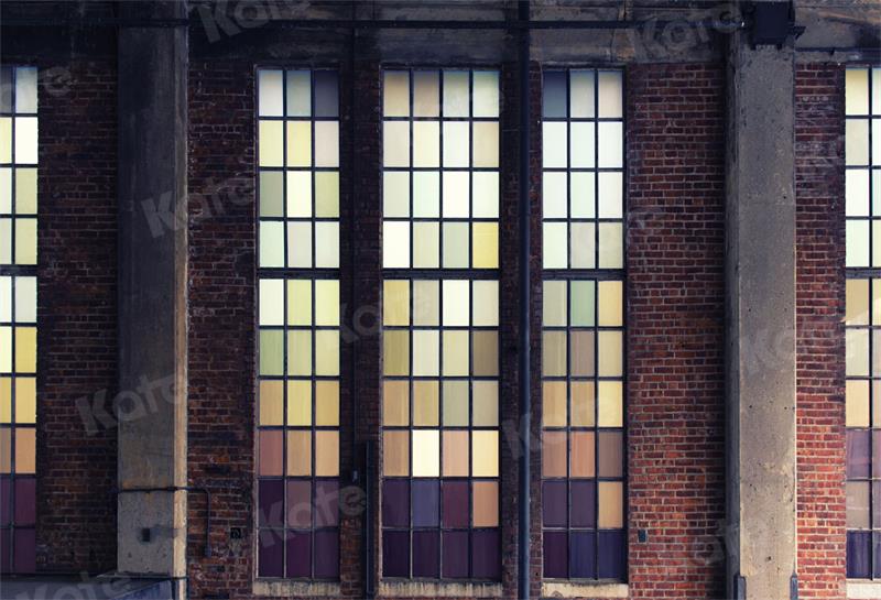 Kate Vieux bâtiment de toile de fond de fenêtre pour la photographie
