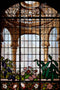 Kate Intérieur Fenêtre Fleuri Mariage Orné Toile de fond conçu par Chain Photographie - Kate Backdrop FR