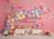 Kate Cake smash Fête des beignets Rose Toile de fond conçu par Melissa King - Kate Backdrop FR