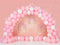 Kate Ballon Arc-en-ciel Rose Enfant Anniversaire Toile de fond conçue par Emetselch - Kate Backdrop FR