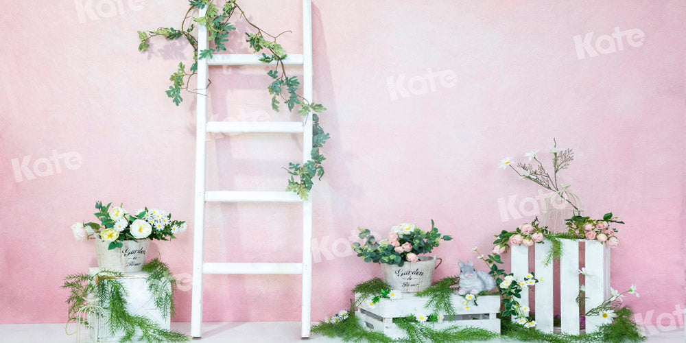 Kate Toile de fond d'échelle à ressort rose conçue par Emetselch