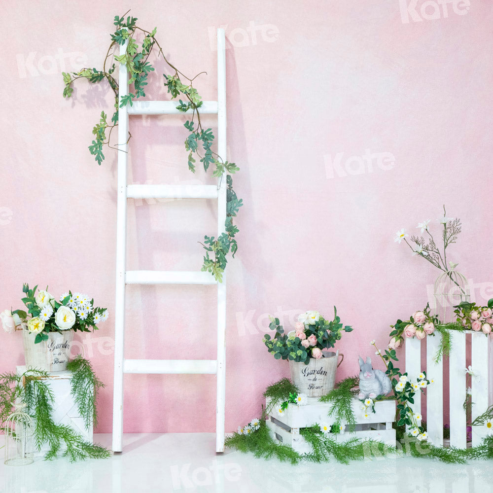 Kate Toile de fond d'échelle à ressort rose conçue par Emetselch