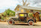 Kate Scène de fond de voiture de campagne rétro conçue par Chain Photographie - Kate Backdrop FR