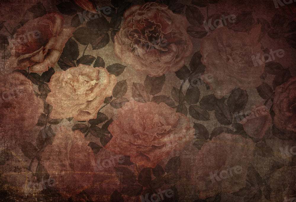 Kate Boudoir de toile de fond de fleurs rétro pour la photographie - Kate Backdrop FR